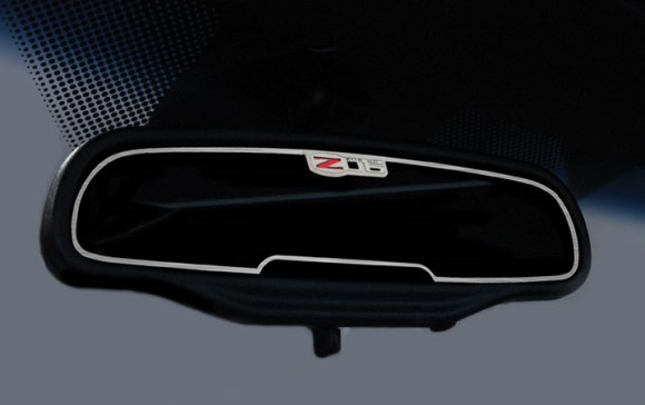 MIRROR TRIM. REAR VIEW. Z06 STYLE