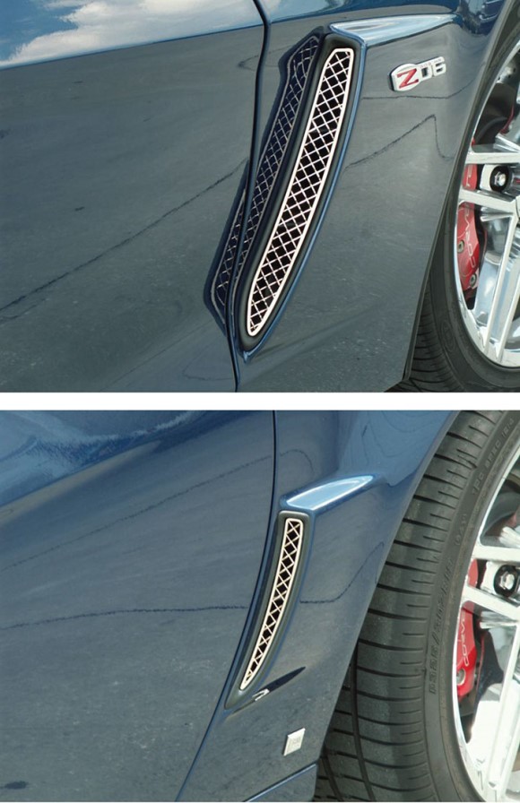 VENT GRILLE. RR SIDE. Z06/ZR1/GS