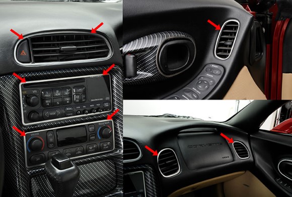 DASH KIT. SATIN SS. 6PC