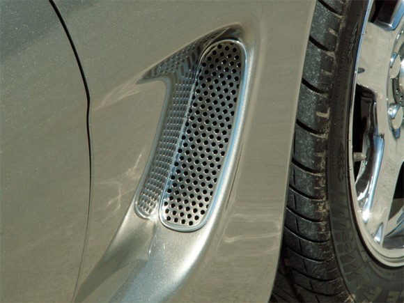 VENT GRILLES. SIDE. PERFORATED
