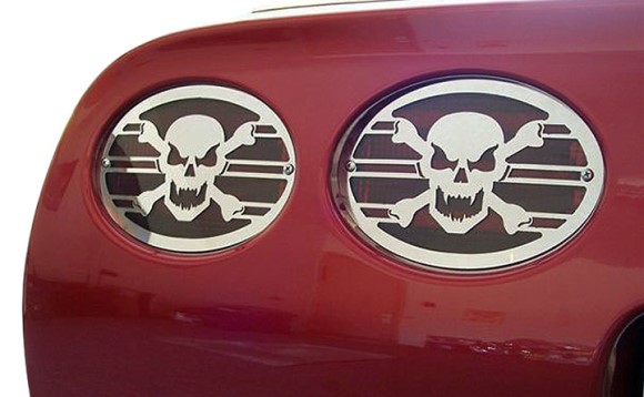 TAILLIGHT GRILLES. POL SKULL