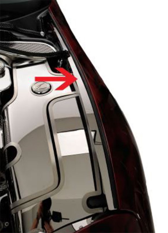 FENDER LINER. INNER. POLISHED. 8PC