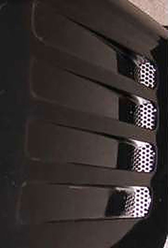 VENT GRILLES. SIDE. PERFORATED. 2PC