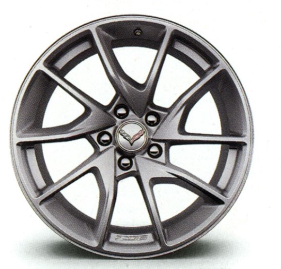 WHEEL. 19- NICKEL PEARL PAINT FRONT