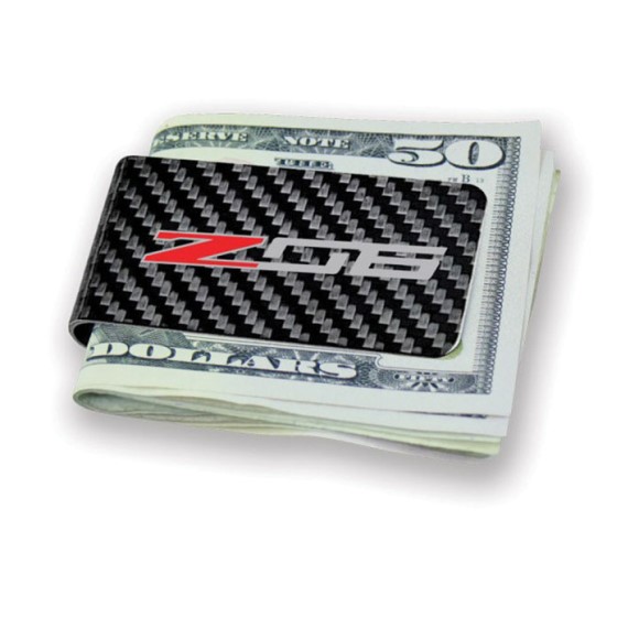 MONEY CLIP. CARBON FIBER Z06