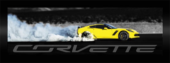 FRAMED ART - Z06 BURN OUT