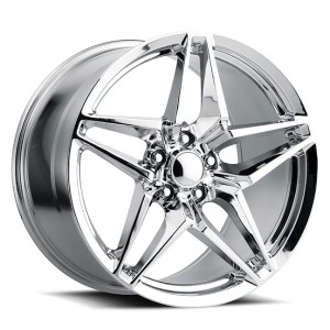 WHEEL SET. C7 ZR1 CHROME WD BDY