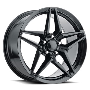 WHEEL SET. C7 ZR1 SATIN BLK WD BDY