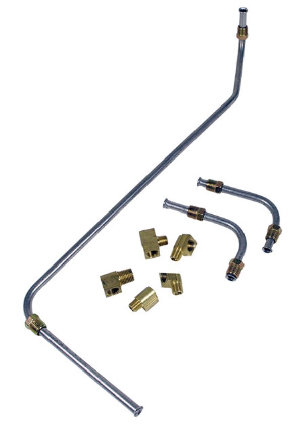 Gas Line. Pump To Carburetors 2X4 56-58