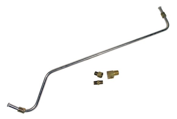 Gas Line. Stainless Steel - Pump To Carburetor 195hp & 210hp 55-56