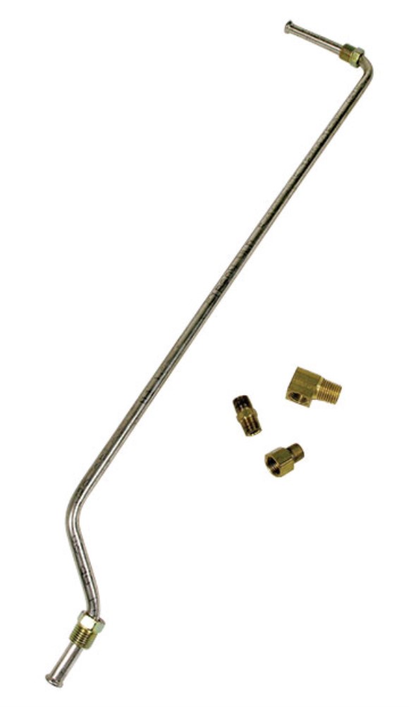 Gas Line. Stainless Steel - Pump To Carburetor 220hp & 230hp 57-58