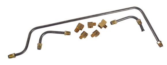 Gas Line. Stainless Steel - Pump To Carburetors 2X4 59-61