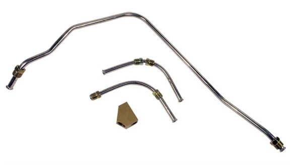 Gas Line. Stainless Steel - Pump To Carburetor 425hp 66
