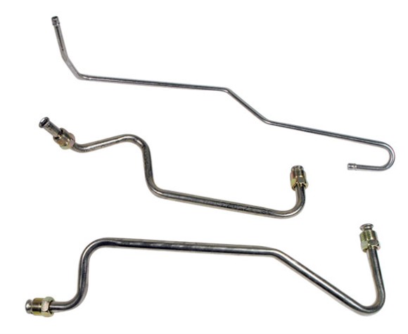 Gas Line. Stainless Steel - Pump To Carburetor 300hp & 350hp 68-69