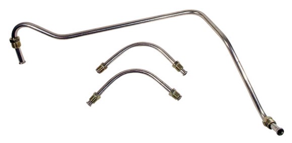 Gas Line. Stainless Steel - Pump To Carburetor LT1 70-72