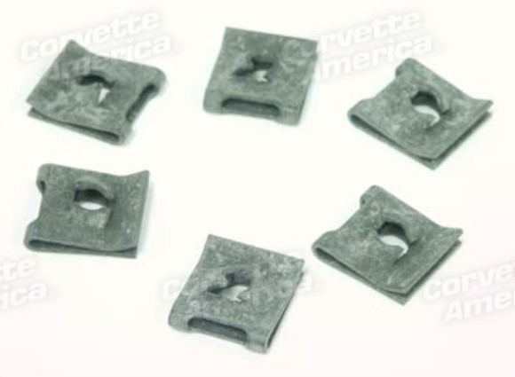 Upper Dash Pad Clips - 6pc Set 68-77