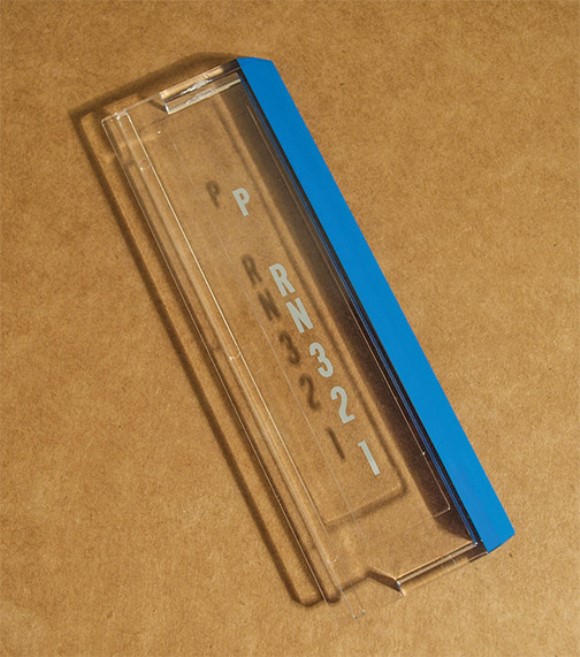 Shift Indicator Lens. Automatic 77-81