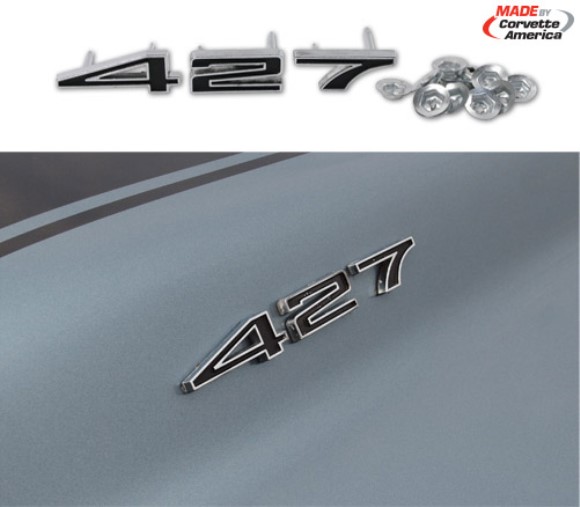 Hood Numbers. 427 - 6 Piece Set W/Speednuts 67-69