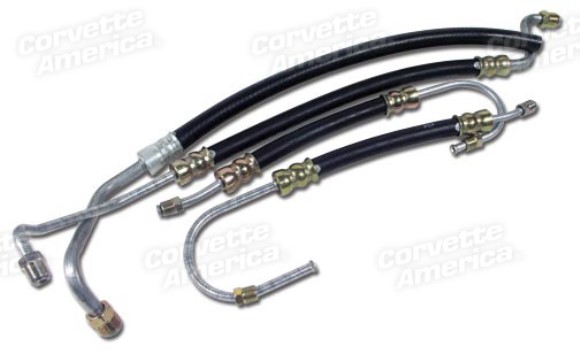 Power Steering Hose Kit. Small Block 63-79