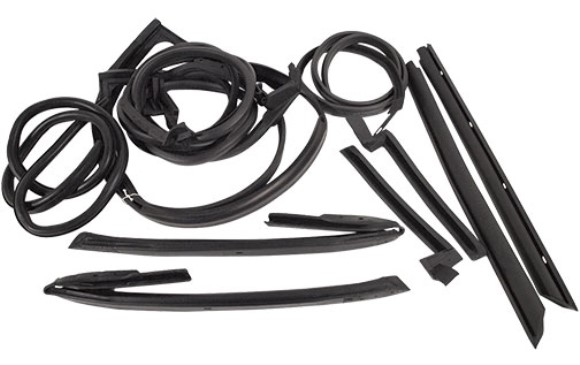 Weatherstrip Kit. Body Coupe 10 Piece (Import) 68