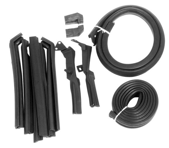 Weatherstrip Kit. Convertible Top 12 Piece 61-62