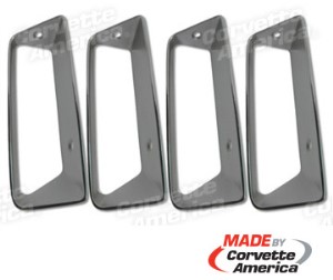 Side Louver Insert. LH  4pc Set - Import - Replacement 69