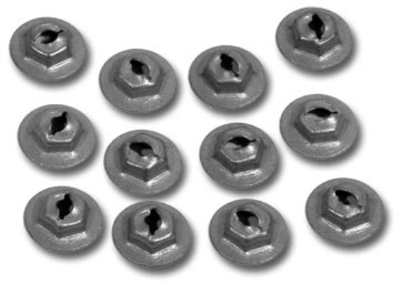Hood Number Speednuts. 12 Piece Set 67-72