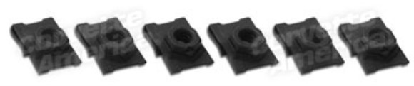 Glove Box Frame U-Nuts. 6 Piece Set 63-67