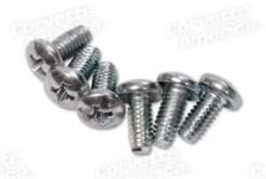 Headlight Bulb Retaining Ring Screws. 6 Piece 58-82