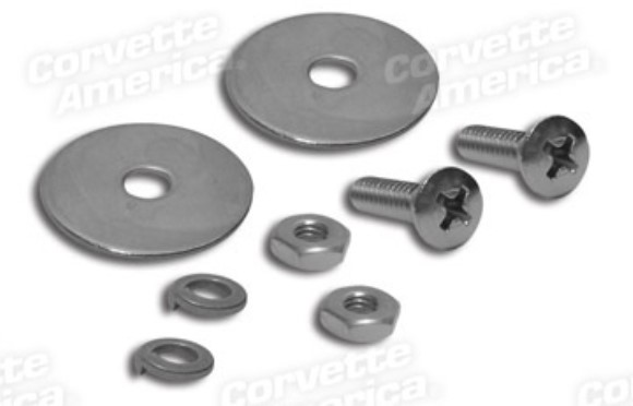 Convertible Top Rear Latch Screw Set. 63-67
