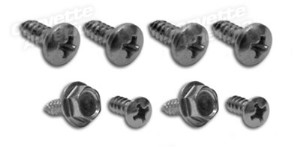 Rear Quarter Panel Trim Screws. Coupe 63-67