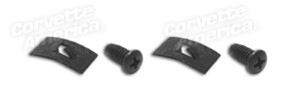 Headlight Retract Switch Mount Screws & Nuts. 63-67