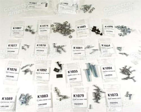 Interior Screw Kit. Coupe 64