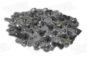Interior Screw Kit. Convertible 65-66