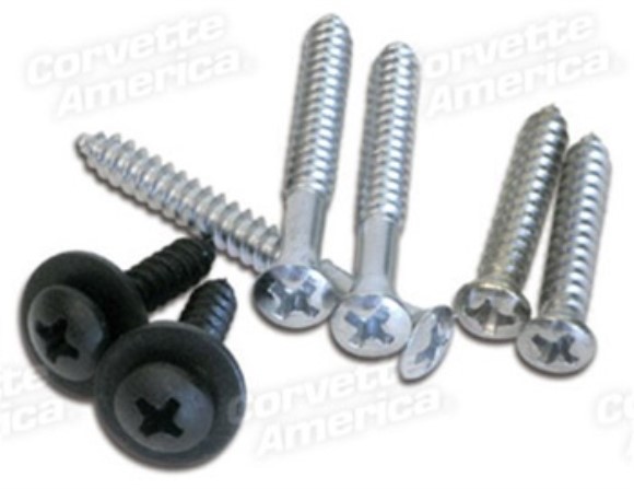 Rear Window Molding Screws. Coupe - 7 Piece 73-77