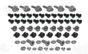Rear Compartment Hardware Screw Set. 73-77