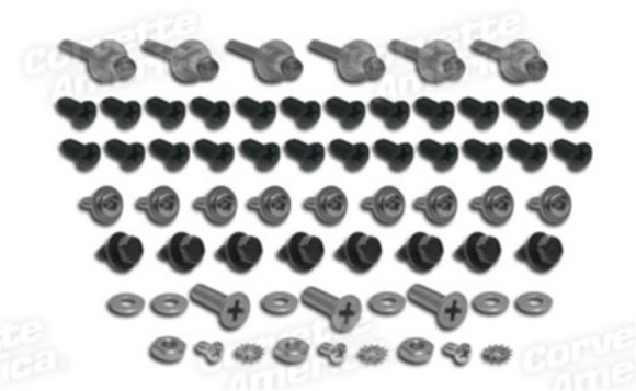 Rear Compartment Hardware Screw Set. 73-77