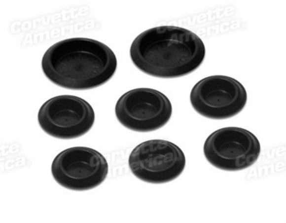 Floor Pan Drain Plugs. 8 Piece Set 63-76