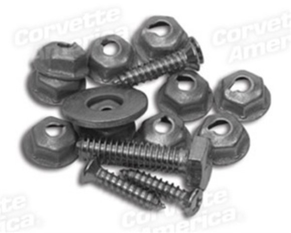 Park Brake Console Hardware Kit. 68-76