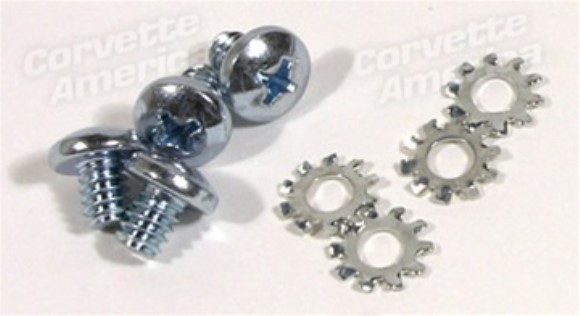 Gas Door Plate To Hinge Screw Set. 68-82