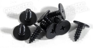 Weatherstrip Fastener Kit. Coupe Body Hinge Pillar - 8 Piece 63-67