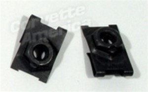 Park Brake Console Rear U-Nuts. 67