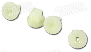 Rear License Bezel Plastic Nuts. 4 Piece Set 63-67