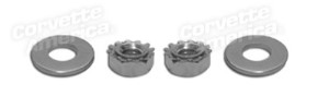 Hardtop Rear Bolt, Nut & Washer Set. 4 Piece 63-75