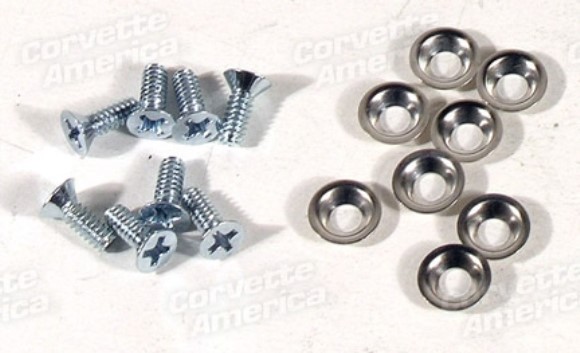 Convertible Top Pad To Frame Screw Set. 16 Piece 63-67