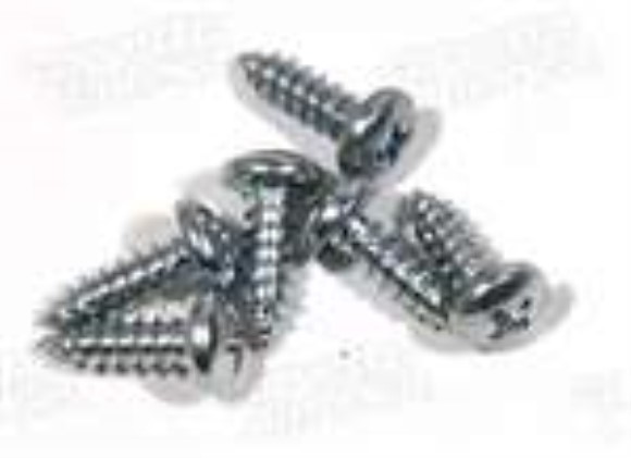 Door Drip Rail Screws. 6 Piece Set 56-57
