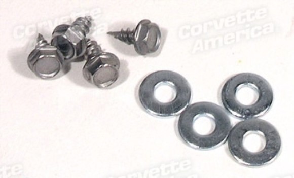 Heater Core Mount Screws. 4 Piece Set 56-62