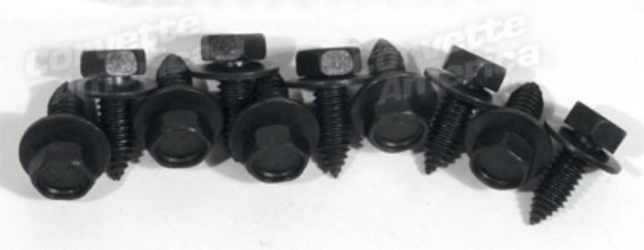 Hood Hinge Bolt Set. 10 Piece 63-67