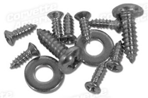 Vent Windw Assembly Screws. Coupe 12 Piece 63-67