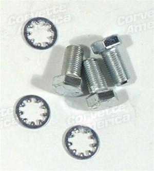 Crankshaft Pulley Bolts. 327 Except Special High Performance 3pc 60-68